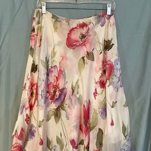 Ralph Lauren Multi Layer Silk Skirt Size 8